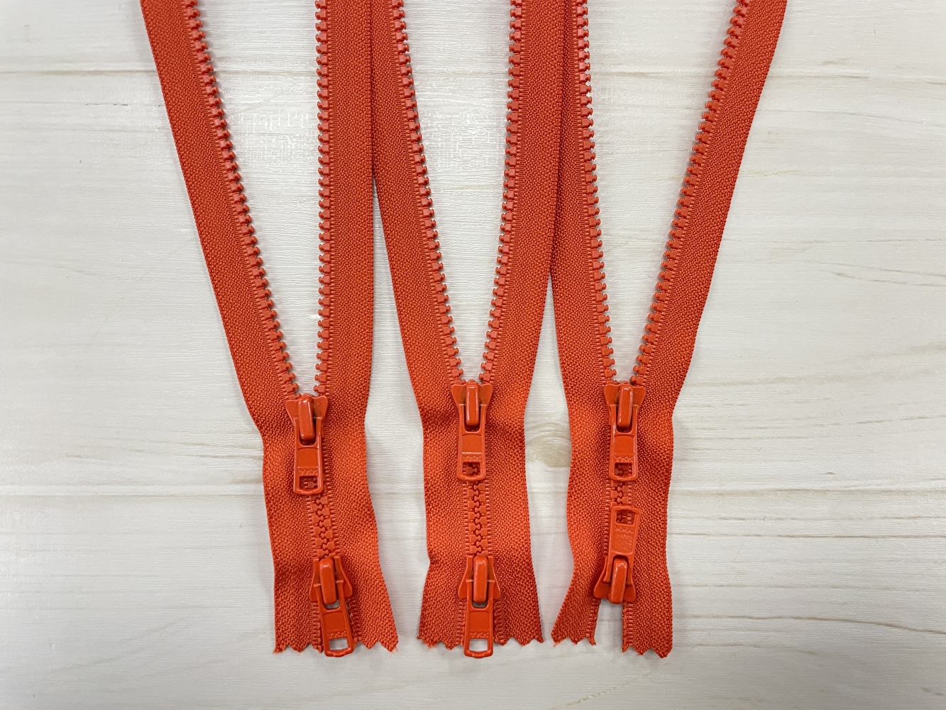 現品処分 オープンファスナー 淡いグレー 約74cm