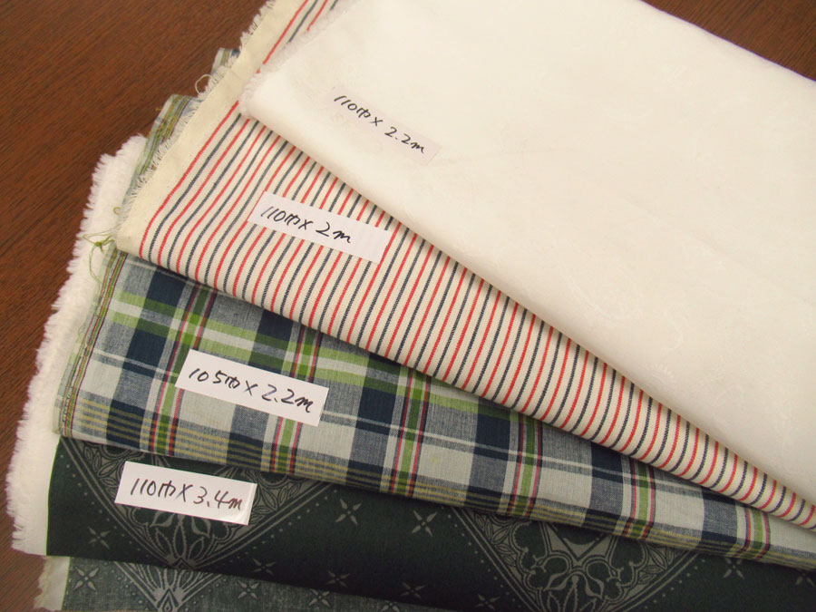 現品処分！デッドストック反品 まとめ売りセット『服地向けの柄生地』
