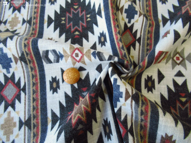 コットン オルテガ柄 ライトグレー 微起毛モーリークロス コットン オルテガ柄 ライトグレー 微起毛モーリークロス