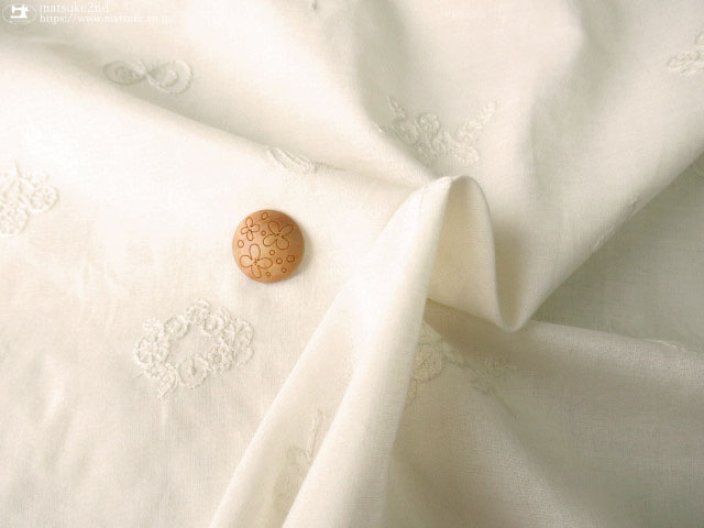 綿ローン刺繍 】 ナチュラル＊ボタニカル