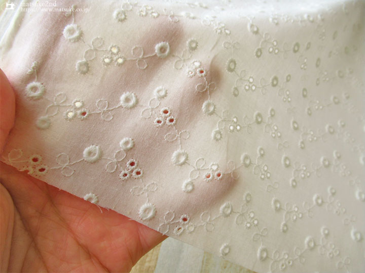 コットンレース 】ウェーブサークルフラワー