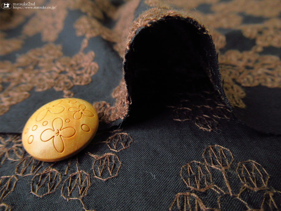 コットン刺繍レース 】レトロモチーフ