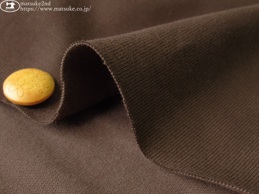 デッドストック反】 度詰天竺ニット ブラウン