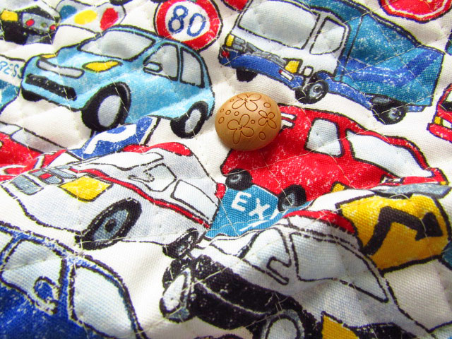 キルティング】 働く車がいっぱい♪ 【C/Bプリント】