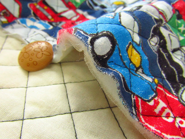 キルティング】 働く車がいっぱい♪ 【C/Bプリント】