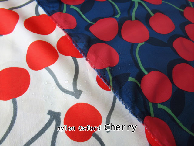 撥水ナイロンオックスプリント】 チェリー