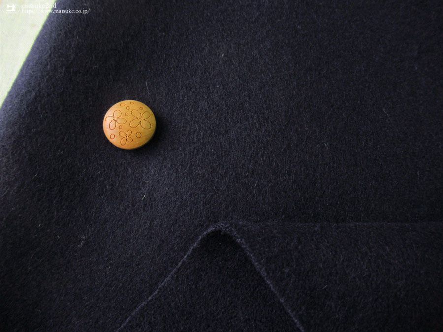 アパレル使用反】Pecolamb(ペコラム) ダブルビーバー ディープネイビー