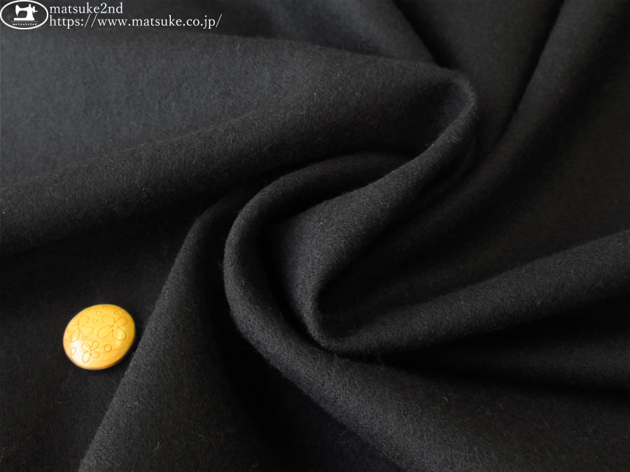 デッドストック反】 フラノウール ブラック